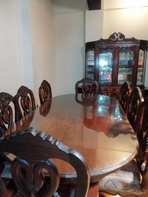 Juego De Comedor En Madera De Cedro Para 8 Personas Con Trinchador Precio 27,000 Foto1